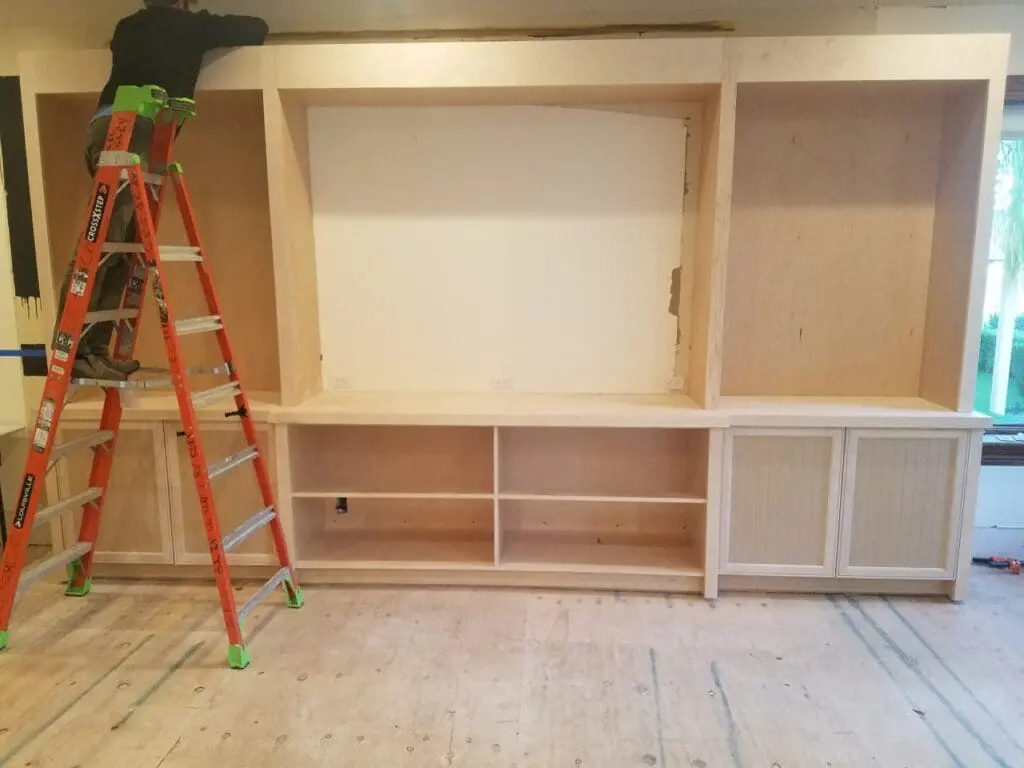 built in cabinetry and woodworking installation