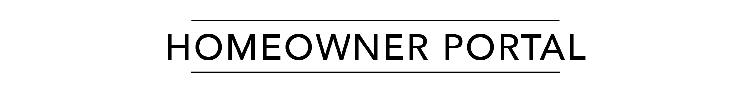Homeowner Portal
