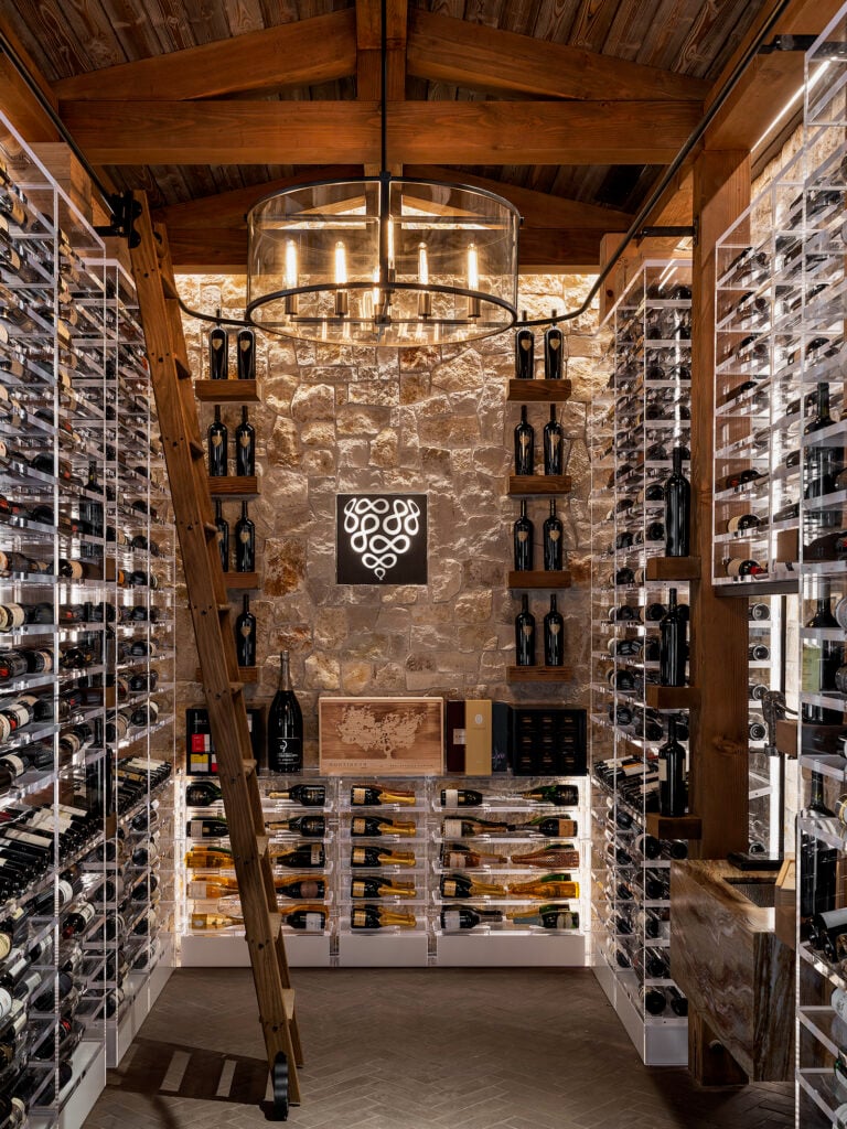 custom wine cellar in Napa, CA