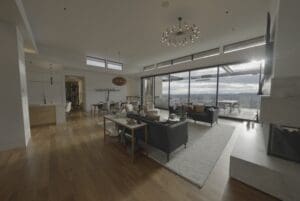 function home design living room - CRC Builders Inc.