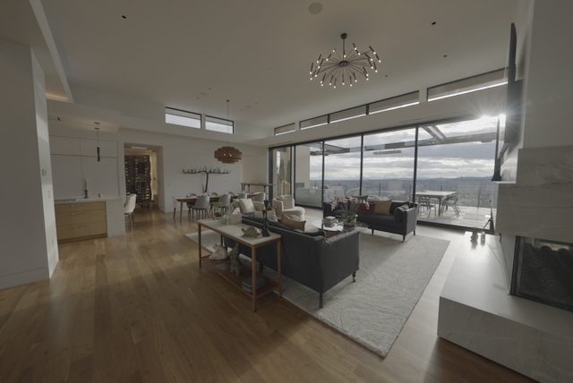 function home design living room - CRC Builders Inc.