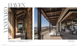 CRC Builders Napa Valley vineyard estate featured in California Homes magazine